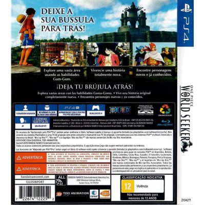 One Piece World Seeker - Ps4 (Usado)