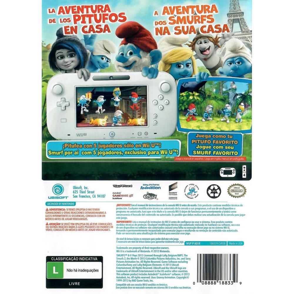 Os Smurfs 2 - Nintendo Wii U (Usado)