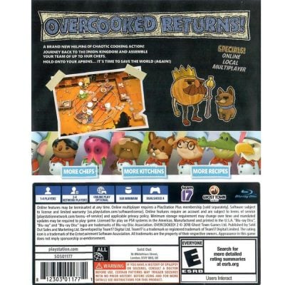 Overcooked!2 - Ps4 (Seminovo)