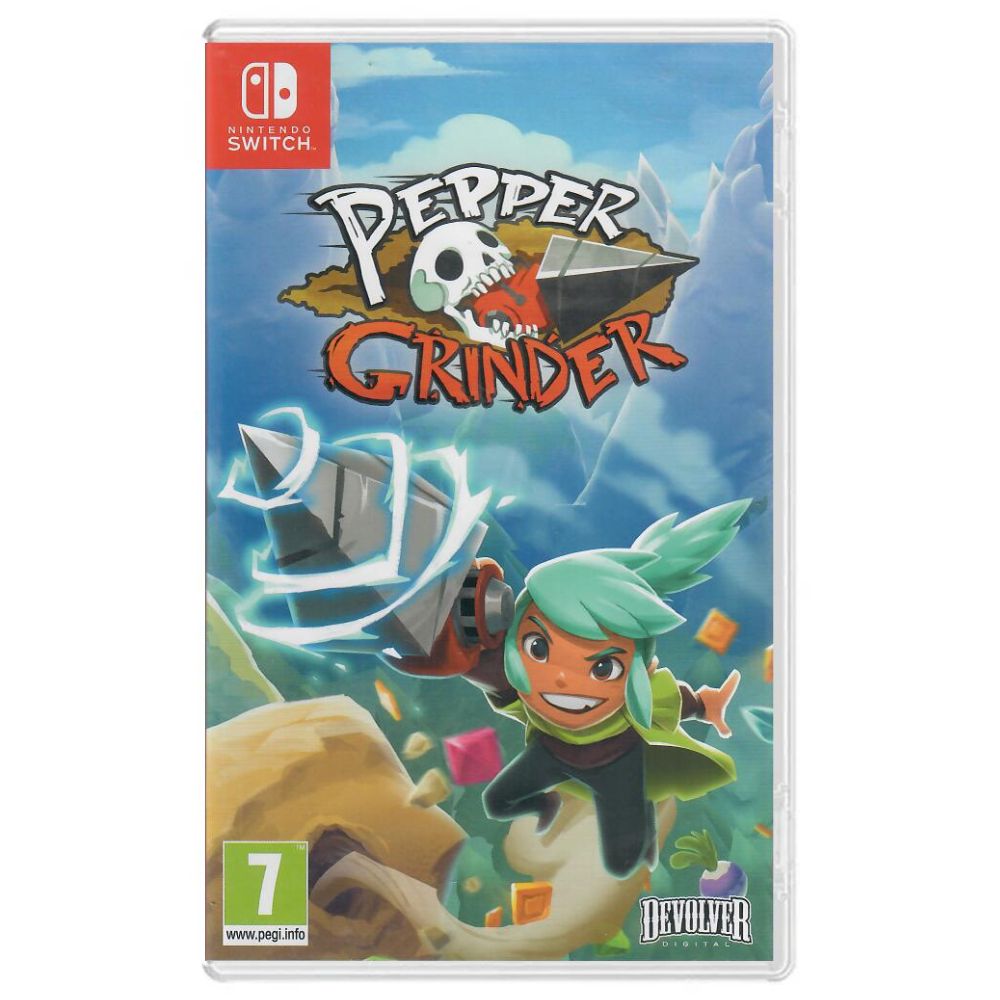 Pepper Crinder – Nintendo Switch (Novo) (Europeu) Pepper Crinder - Nintendo Switch (Novo) (Europeu)