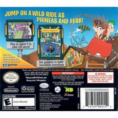 Phineas And Ferb - Nintendo Ds (Usado)