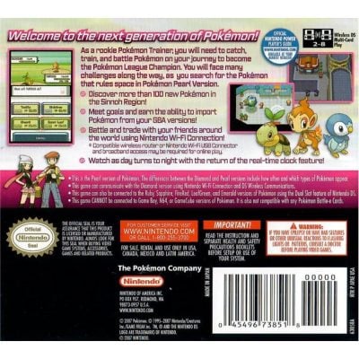 Pokemon Pearl Version - Nintendo Ds (Usado) (Sem Manual)