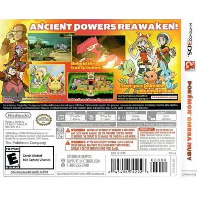Pokémon Omega Ruby - Nintendo 3Ds (Com Luva) (Detalhe Na Luva) (Usado)
