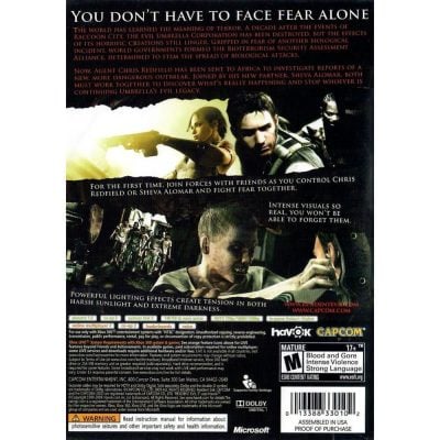 💀 Resident Evil 5 – Xbox 360 (Platinum Hits) (Usado) (Marca De Leitor)
