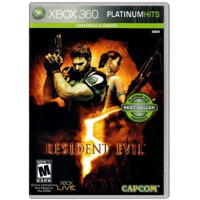💀 Resident Evil 5 – Xbox 360 (Platinum Hits) (Usado) (Marca De Leitor)