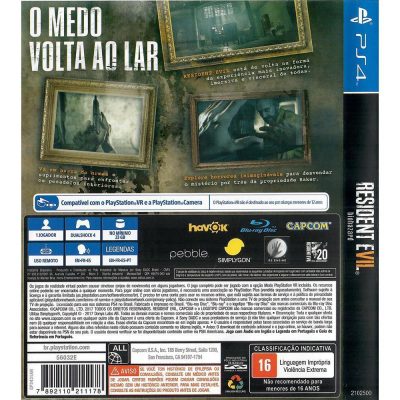 Resident Evil 7 - Ps4 (Usado)
