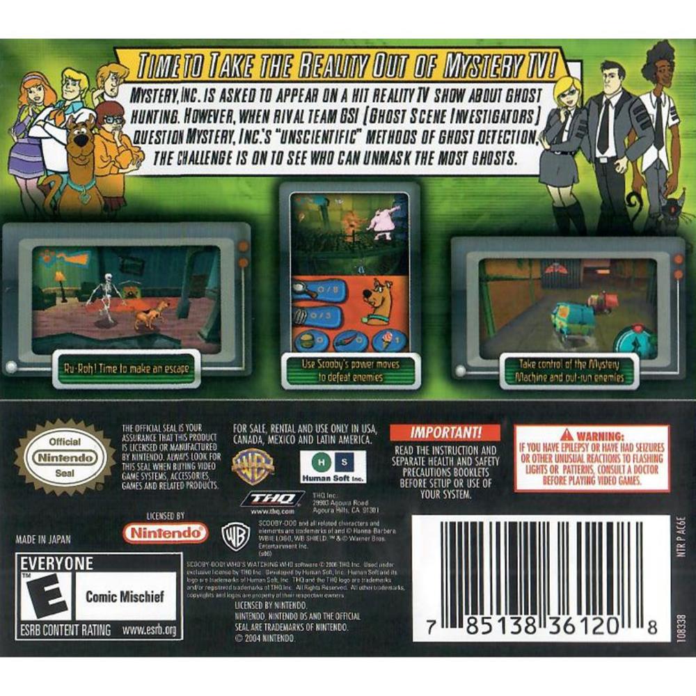 Scooby-Doo! Who's Watching Who? - Nintendo Ds (Seminovo)