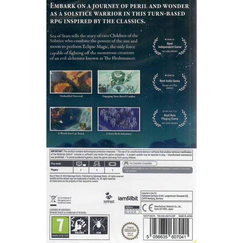 Sea Of Stars - Nintendo Switch (Novo) (Europeu)