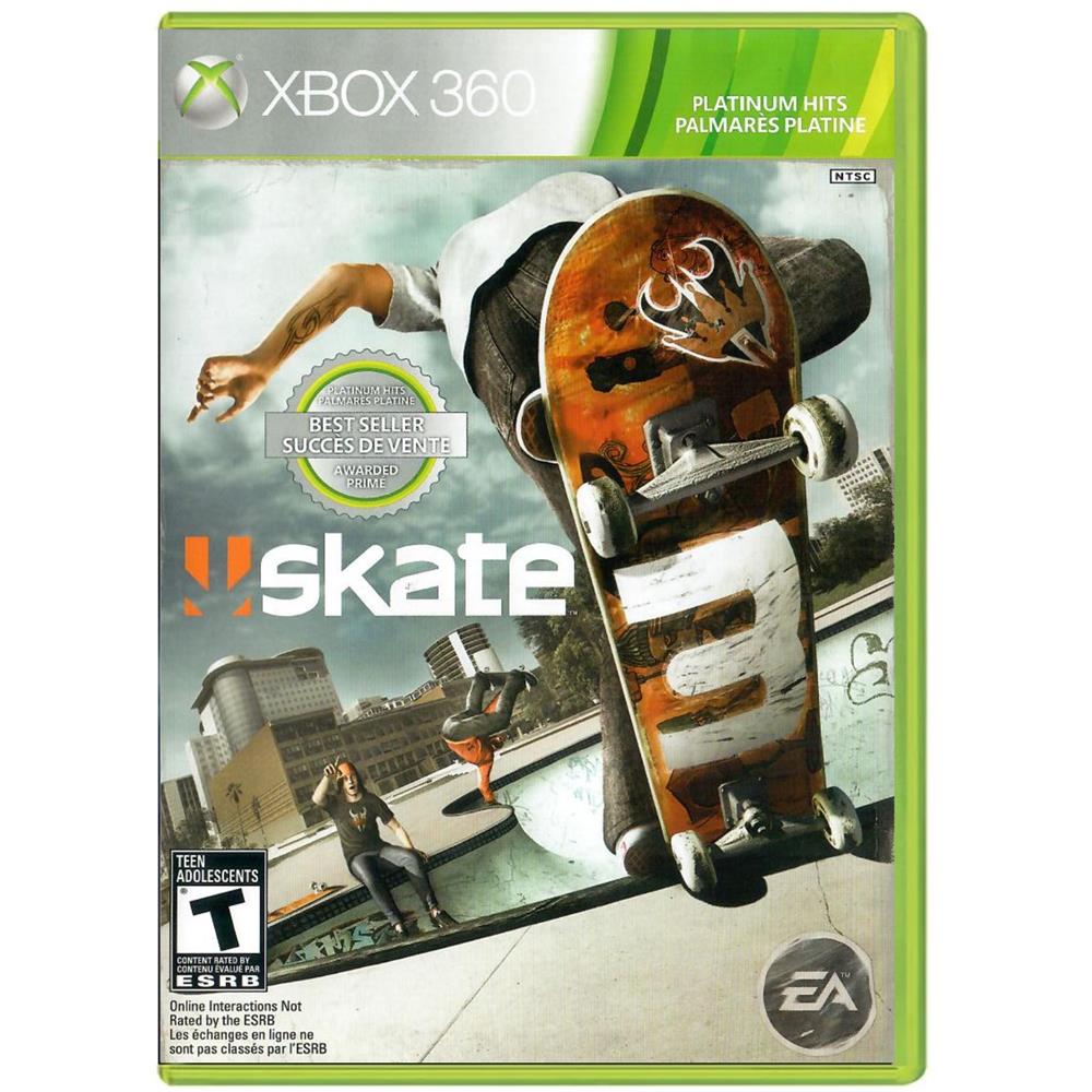 Skate 3 (Platinum Hits) – Xbox 360 (Usado) Skate 3 (Platinum Hits) - Xbox 360 (Usado)