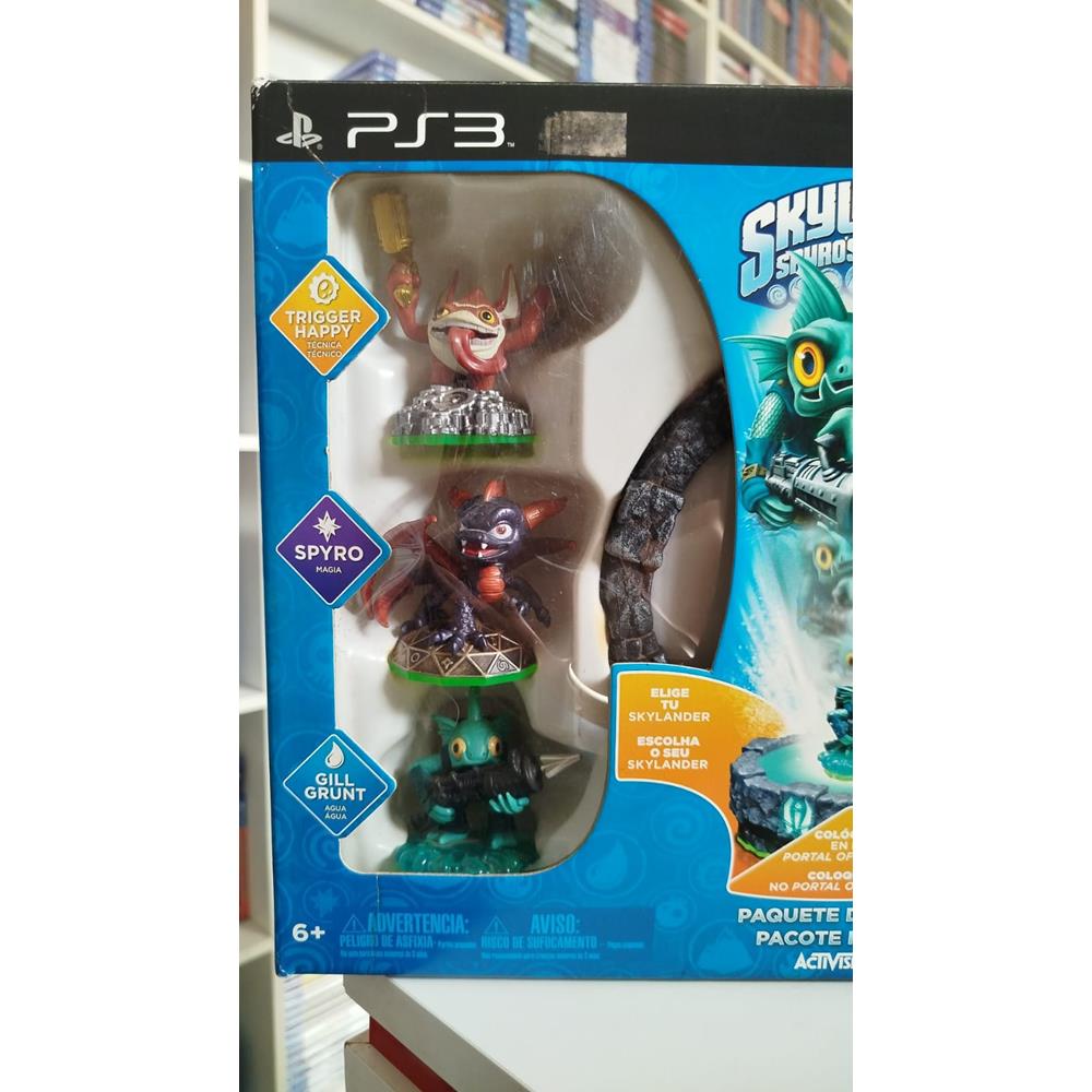 Skylanders Spyros Adventure - Ps3 (Jogo Com Portal + 3 Bonecos Iniciais + Caixa) (Seminovo)