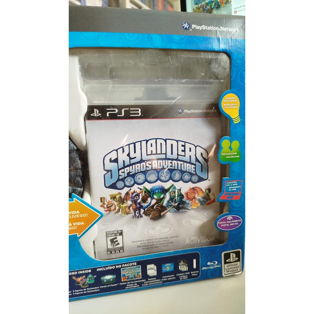 Skylanders Spyros Adventure - Ps3 (Jogo Com Portal + 3 Bonecos Iniciais + Caixa) (Seminovo)