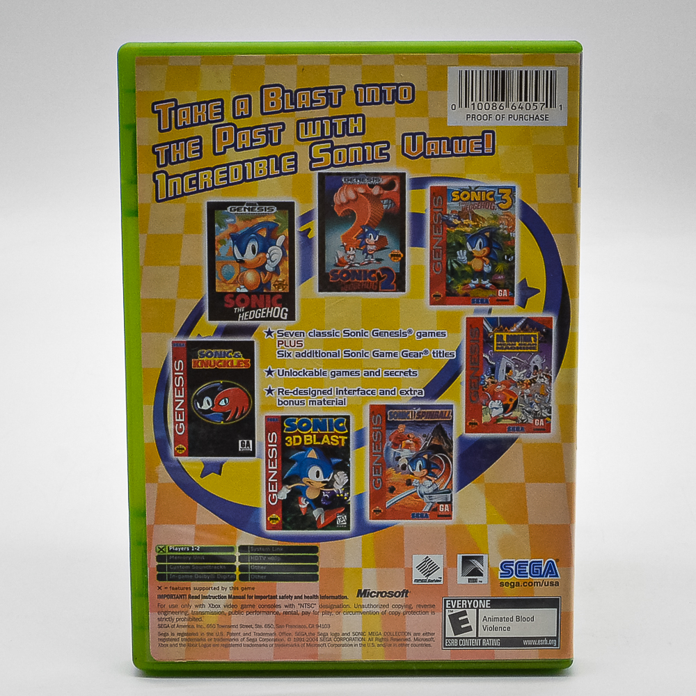 Sonic Mega Collection Plus - Xbox Classic (Usado)