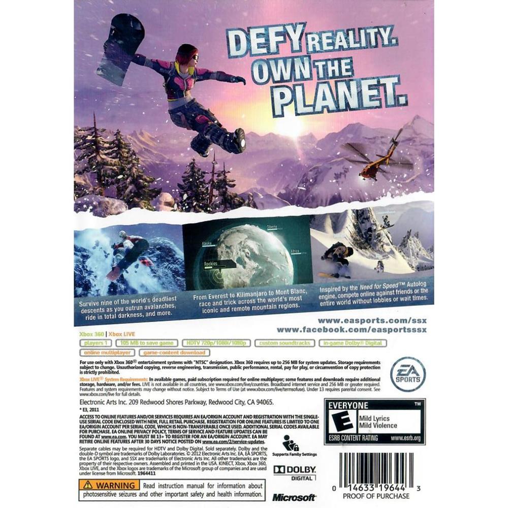 Ssx - Xbox 360 (Usado)