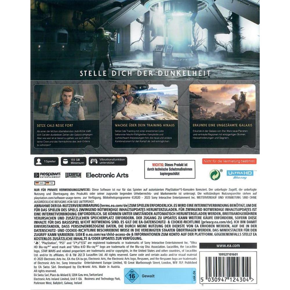 Star Wars Jedi Survivor - Ps5 (Europeu) (Inglês) (Seminovo)