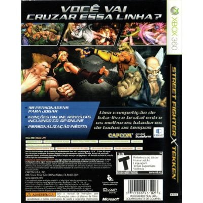 Street Fighter Vs Tekken - Xbox 360 (Usado) (Sem Manual)