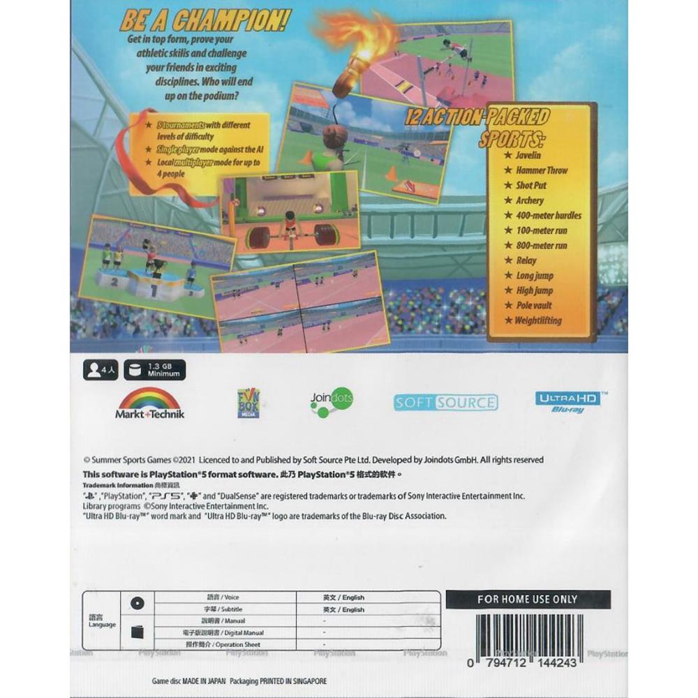 Summer Sports Games - Ps5 (Novo) (Europeu)