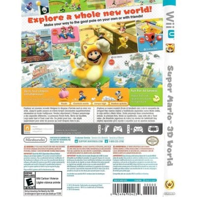 Super Mario 3D World - Nintendo Wii U (Nintendo Selects) (Usado)