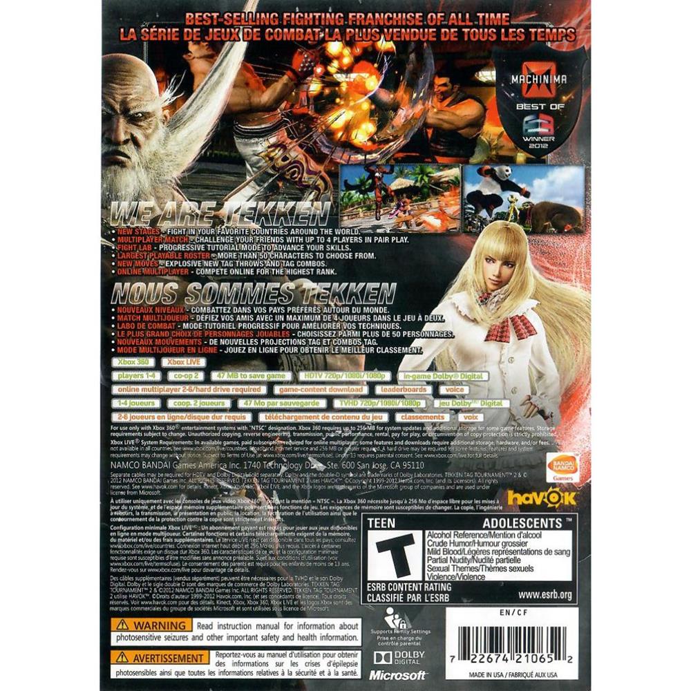 Tekken Tag Tournament 2 - Xbox 360 (Seminovo)