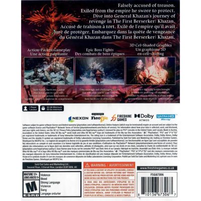 The First Berserker Khazan - Ps5 (Seminovo)