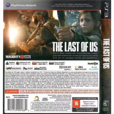The Last Of Us - Ps3 (Usado)