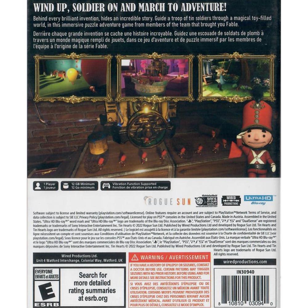 Tin Hearts - Ps5 (Novo)