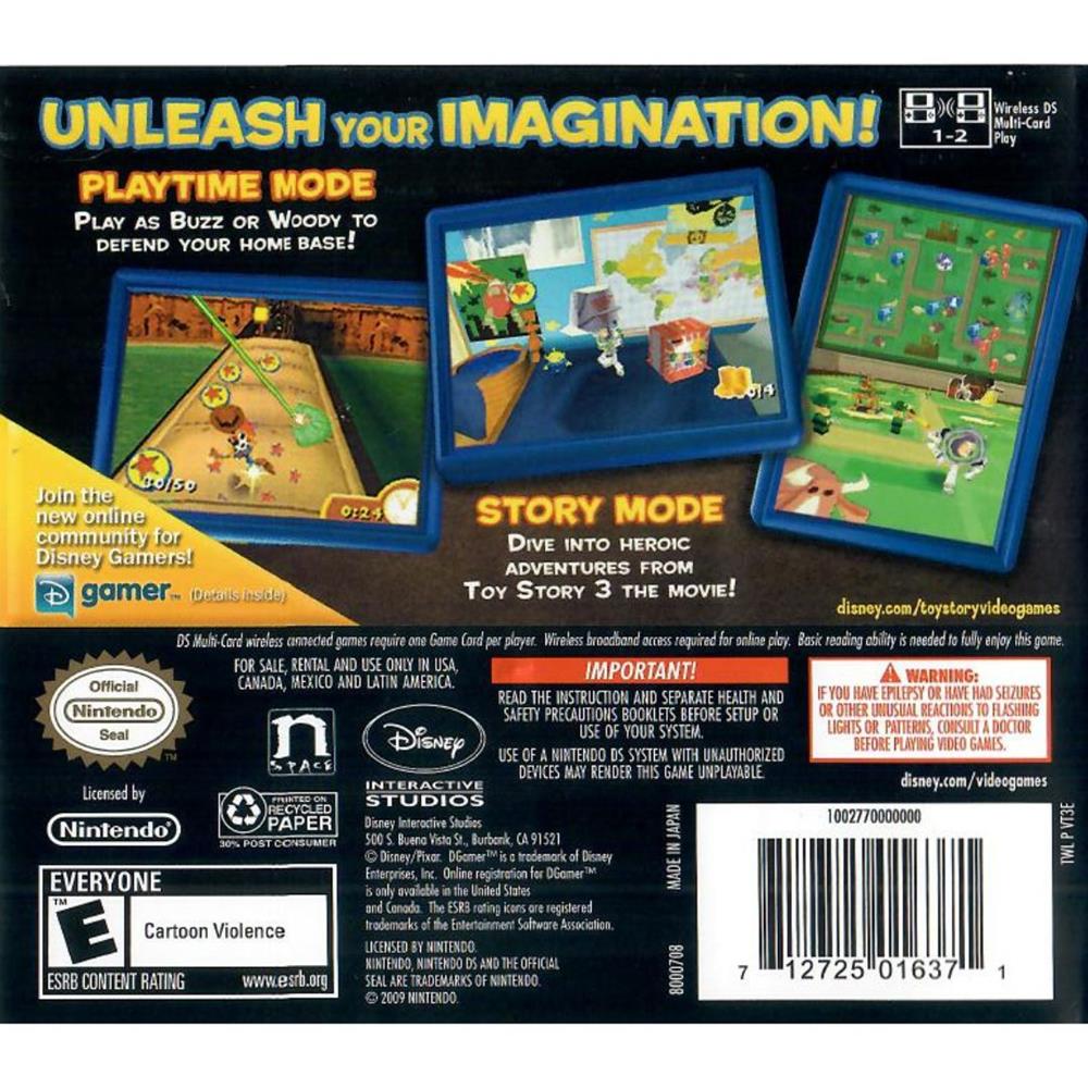 Toy Story 3 - Nintendo Ds (Seminovo)