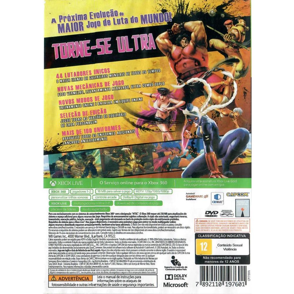 Ultra Street Fighter Iv - Xbox 360 (Seminovo)