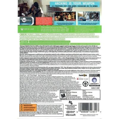 Watch Dogs - Xbox 360 (Seminovo)
