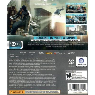 Watch Dogs - Xbox One (Usado) (Mancha)