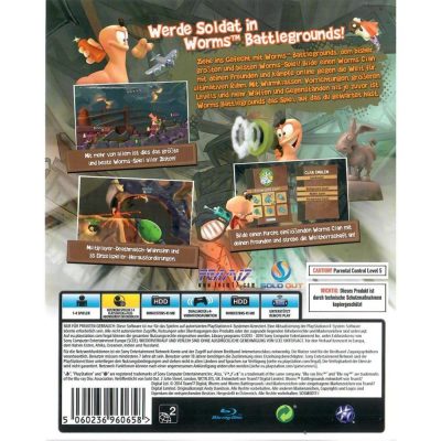 Worms Battlegrounds - Ps4 (Europeu) (Seminovo)