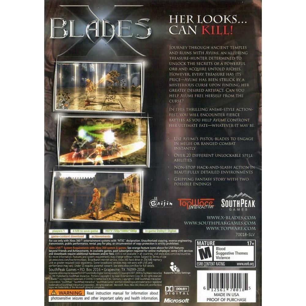 X Blades - Xbox 360 (Seminovo)