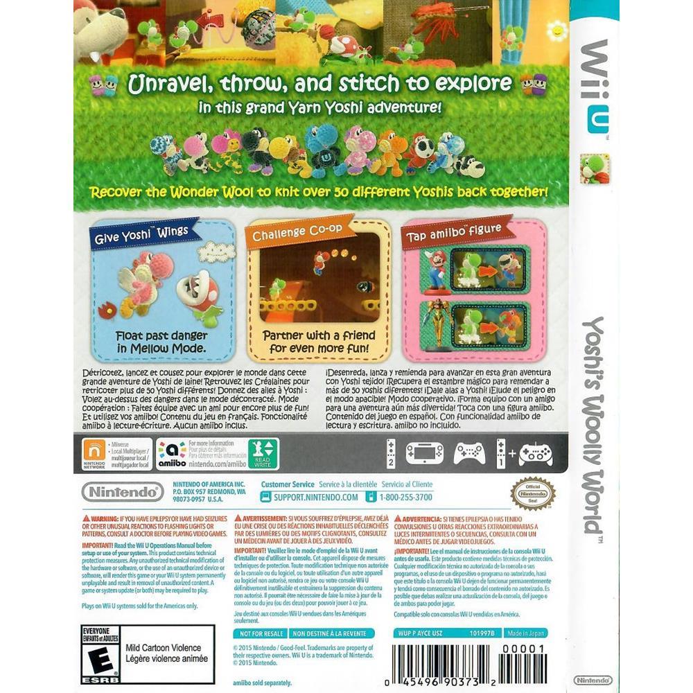 Yoshis Woolly World - Nintendo Wii U (Usado)