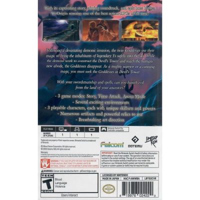 Ys Origin - Nintendo Switch (Lrg) (Novo)