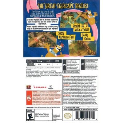 Aardman Chicken Run Eggstraction - Nintendo Switch (Usado)
