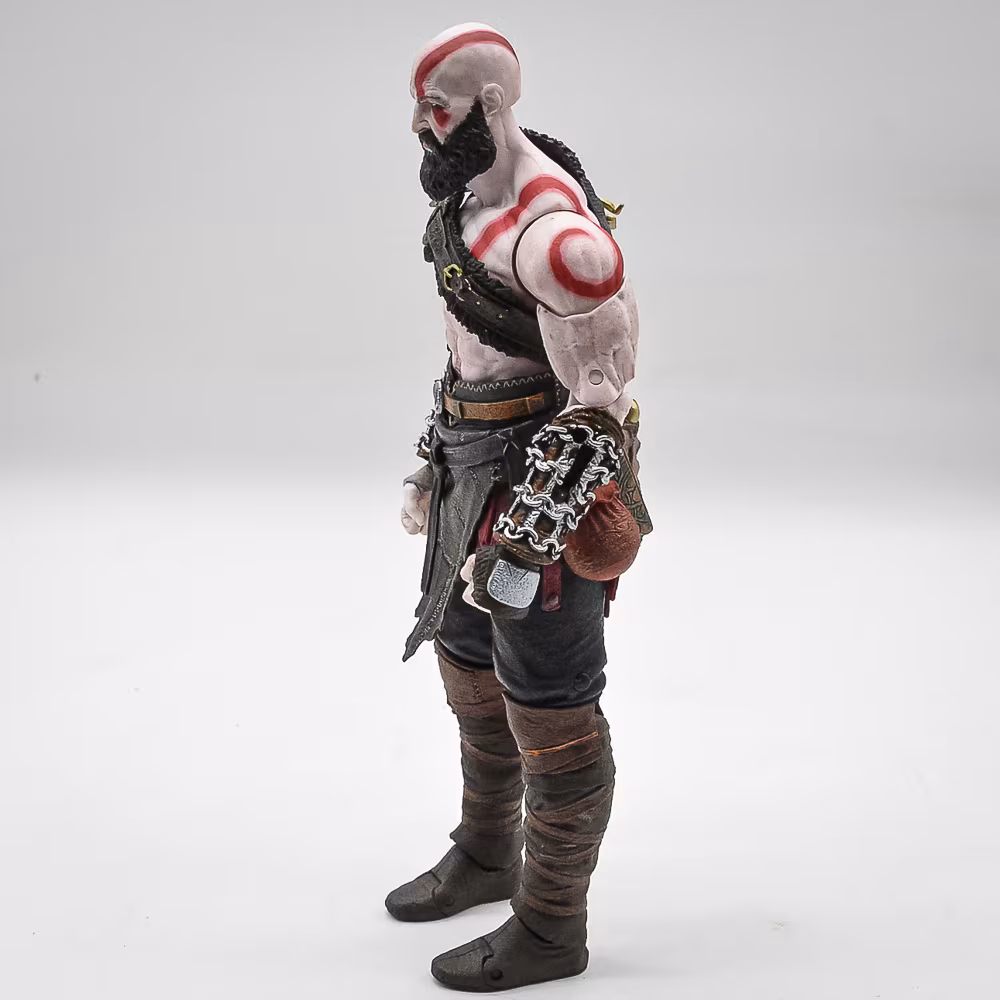 Action Figure Piizitoys - Kratos God Of War (Seminovo) (Articulações Atreus Travadas)