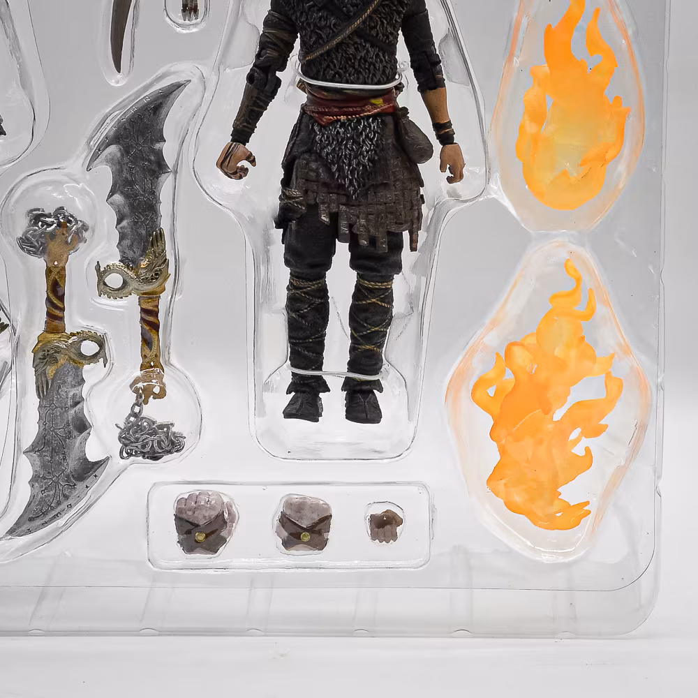 Action Figure Piizitoys - Kratos God Of War (Seminovo) (Articulações Atreus Travadas)