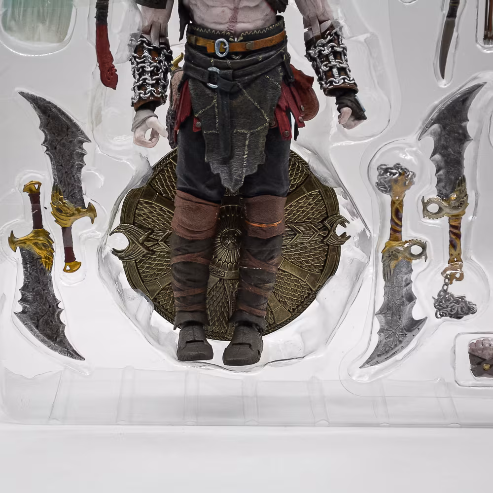 Action Figure Piizitoys - Kratos God Of War (Seminovo) (Articulações Atreus Travadas)