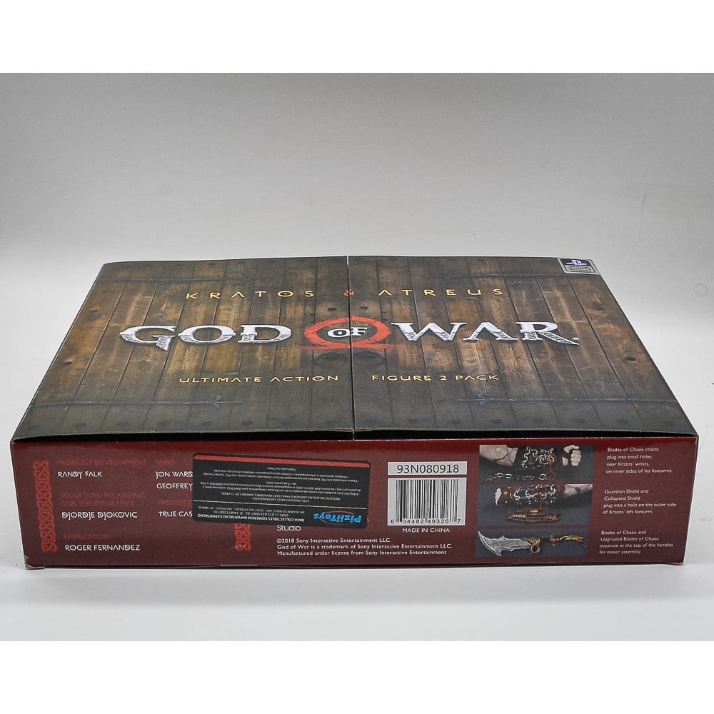 Action Figure Piizitoys - Kratos God Of War (Seminovo) (Articulações Atreus Travadas)