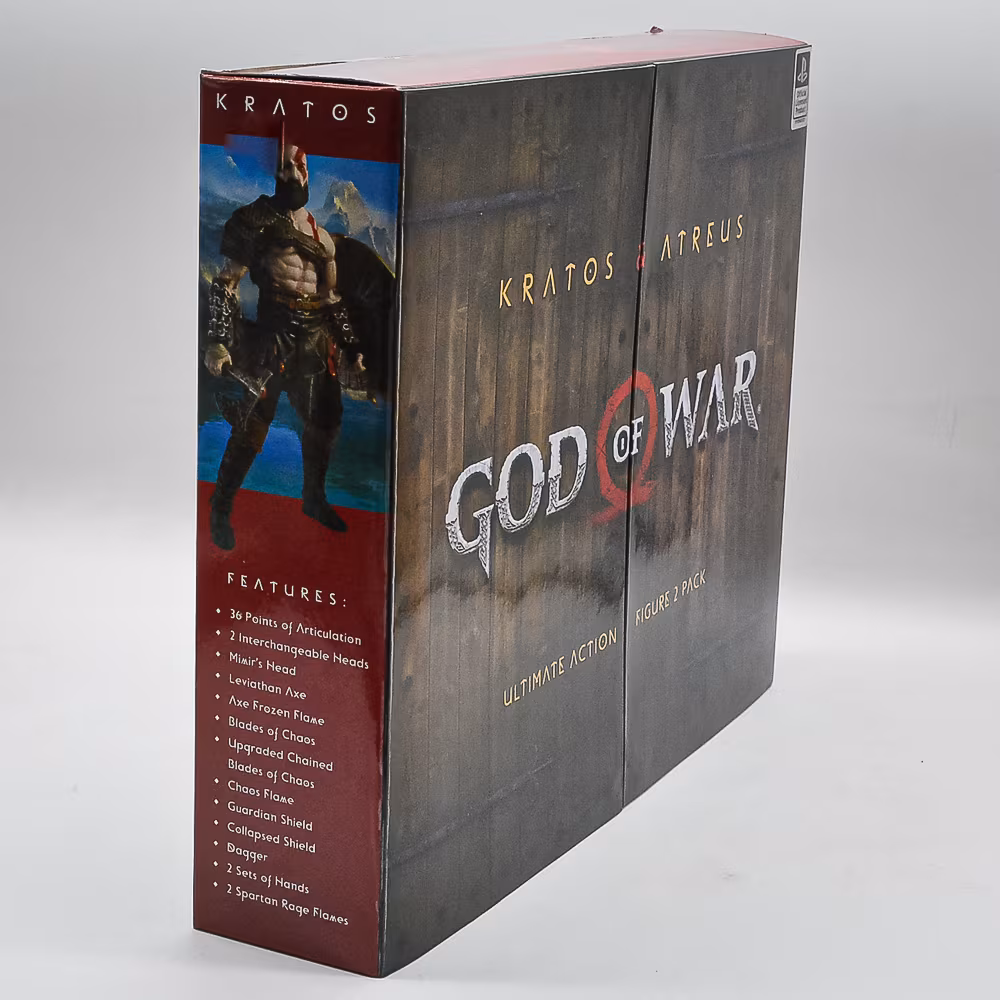 Action Figure Piizitoys - Kratos God Of War (Seminovo) (Articulações Atreus Travadas)