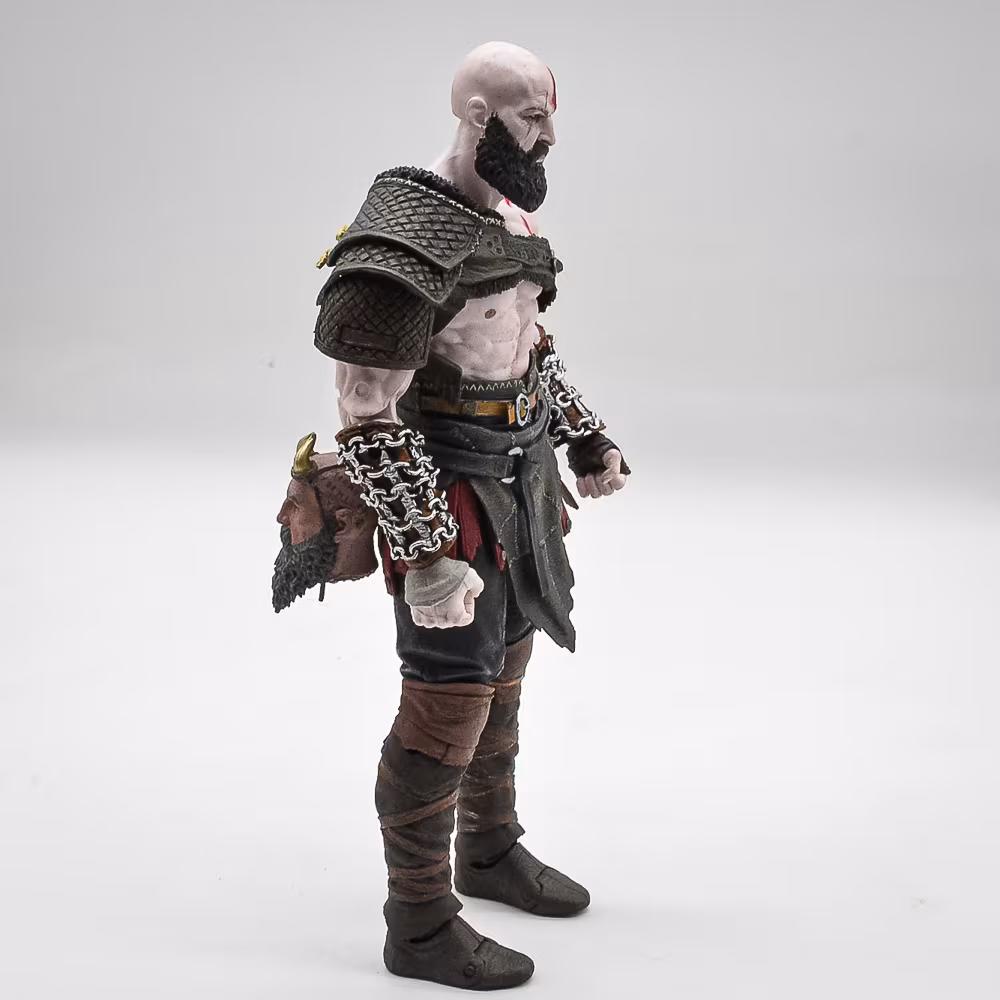 Action Figure Piizitoys - Kratos God Of War (Seminovo) (Articulações Atreus Travadas)