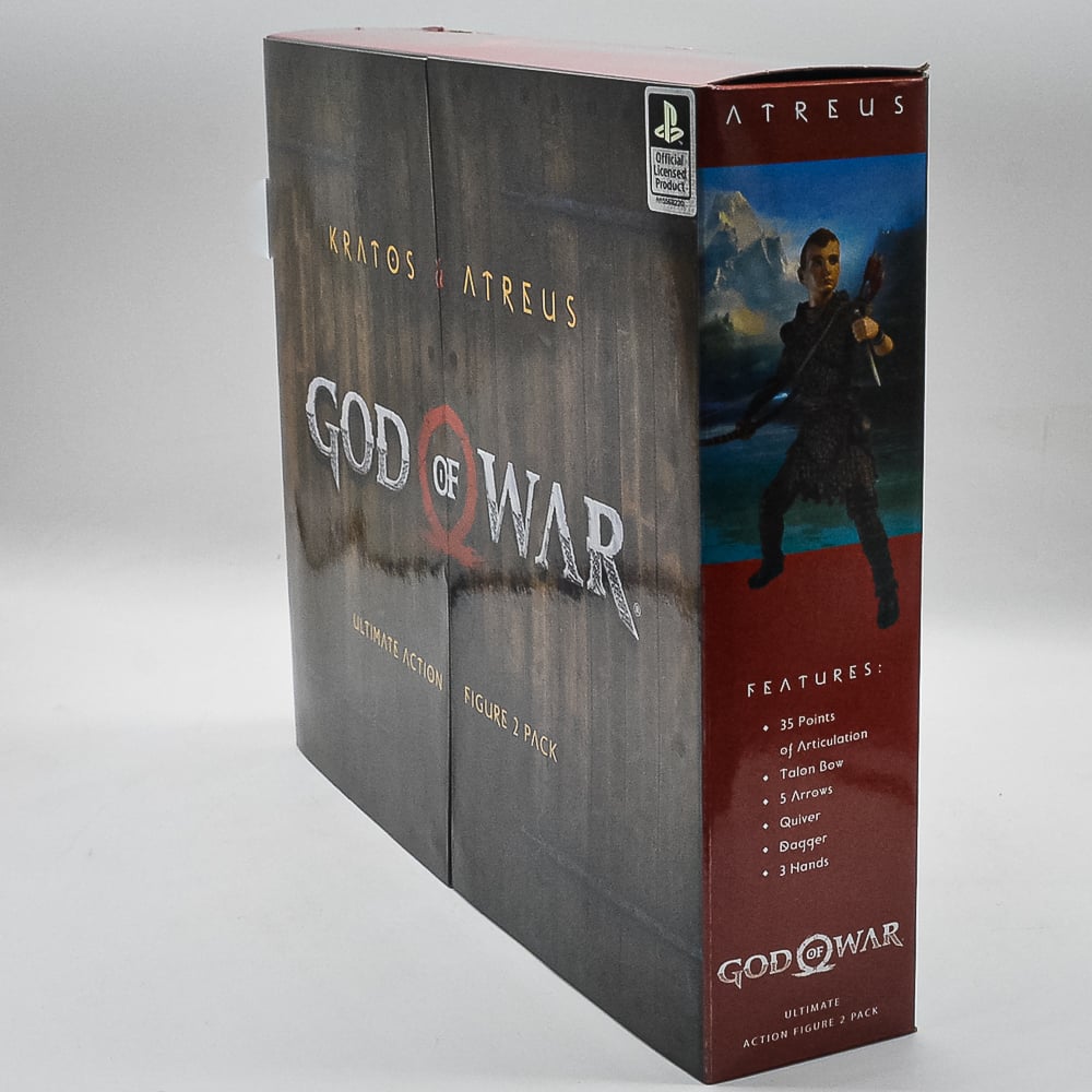 Action Figure Piizitoys - Kratos God Of War (Seminovo) (Articulações Atreus Travadas)