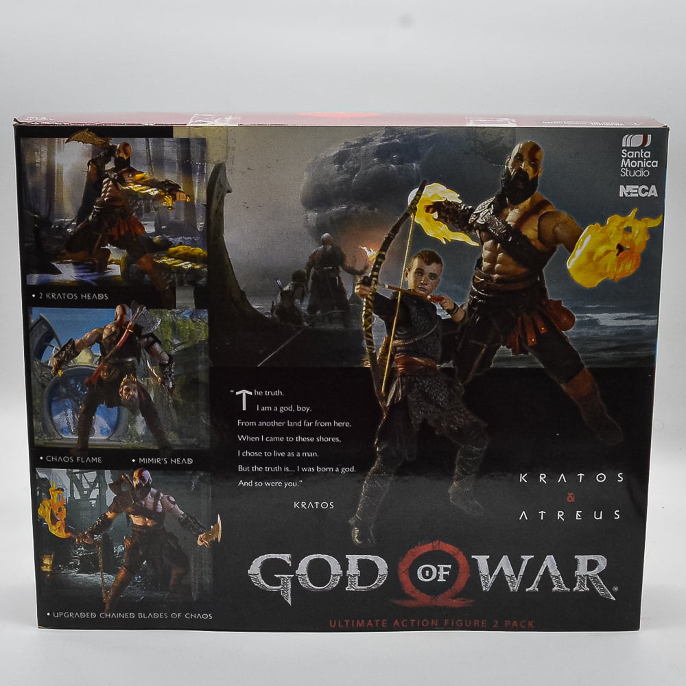 Action Figure Piizitoys - Kratos God Of War (Seminovo) (Articulações Atreus Travadas)