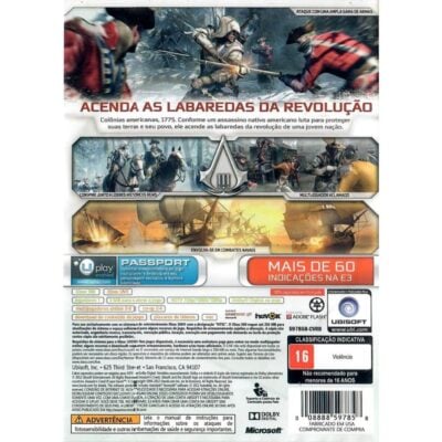Assassins Creed Iii - Xbox 360 (Usado)