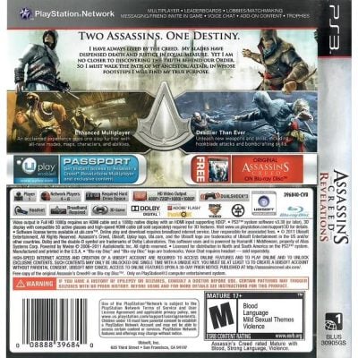 Assassins Creed Revelations - Ps3 (Usado)