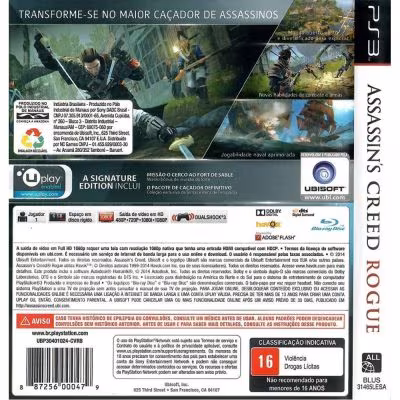 Assassins Creed Rogue - Ps3 (Usado)
