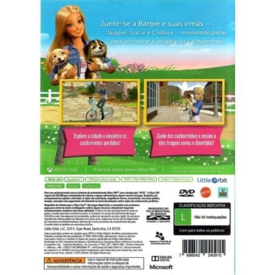 Barbie E Suas Irmãs Resgate De Cachorrinhos - Xbox 360 (Usado)