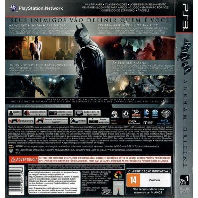Batman Arkham Origins - Ps3 (Usado) (Sem Manual)