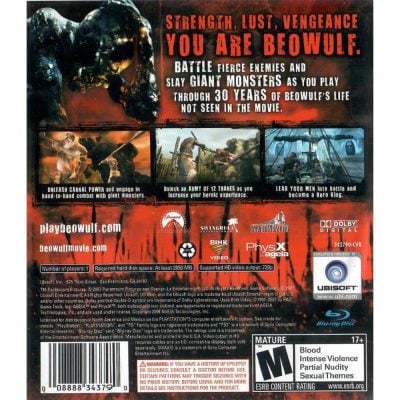 Beowulf The Game - Ps3 (Usado) (Sem Manual)