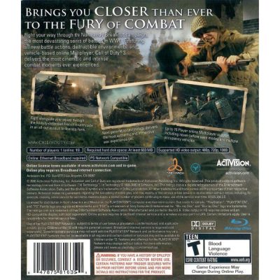 Call Of Duty 3 - Ps3 (Seminovo)