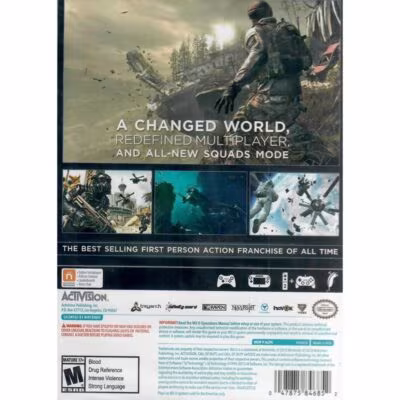 Call Of Duty Ghosts - Nintendo Wii U (Usado) (Mancha No Disco)
